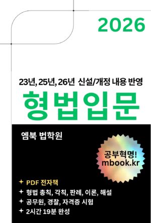 형법입문 PDF 전자책